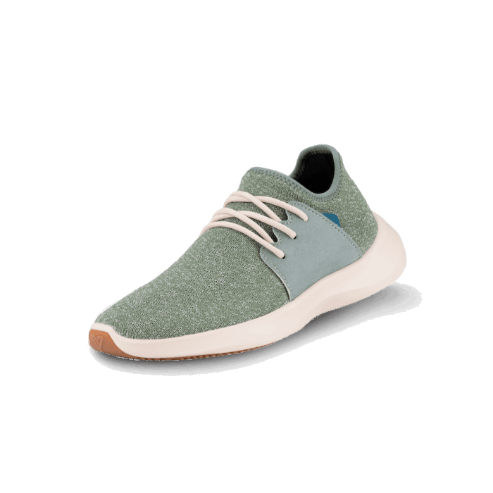 Women's Everyday Classic Vessi Shoes Canada Fig Green On Off White - Image 1